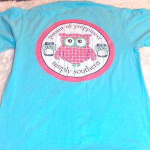 Long sleeve Simply Southern tee.